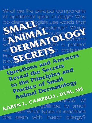 cover image of Small Animal Dermatology Secrets E-Book